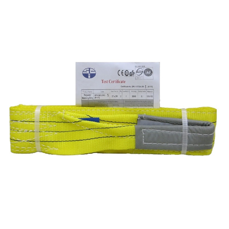 SCI - POLYESTER WEBBING SLING 5:1 SAFETY FACTOR (YELLOW)
