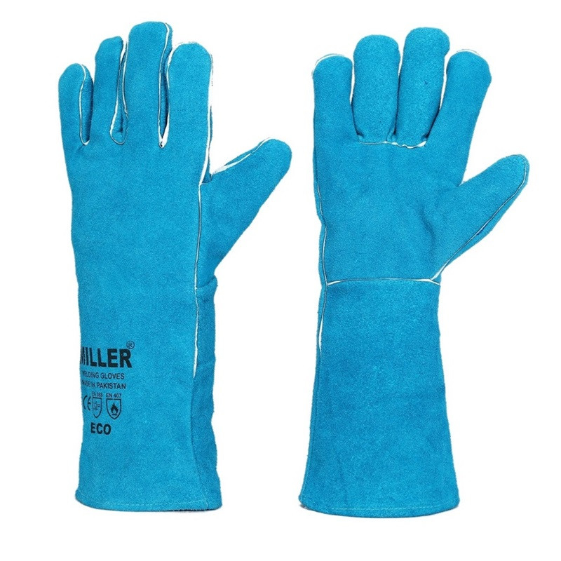 ECO - MILLER WELDING GLOVES WITH PIPING - 16